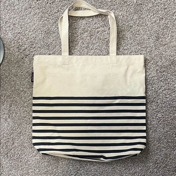 J. Crew Handbags - NWT J.Crew Striped Canvas Tote Bag